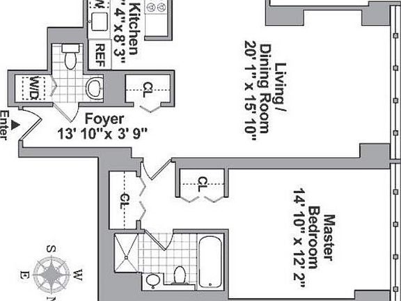2nd image of 160 W 66th St APT 31J