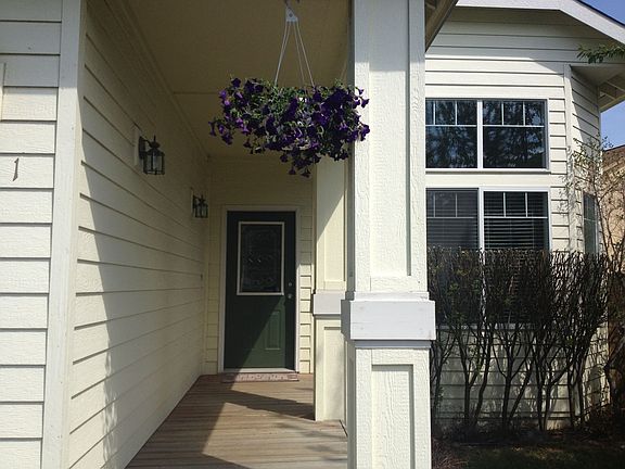 front door with window