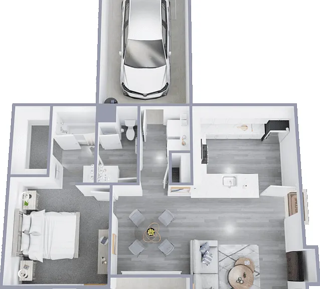 Venetian Flat A Renovated Floorplan Diagram