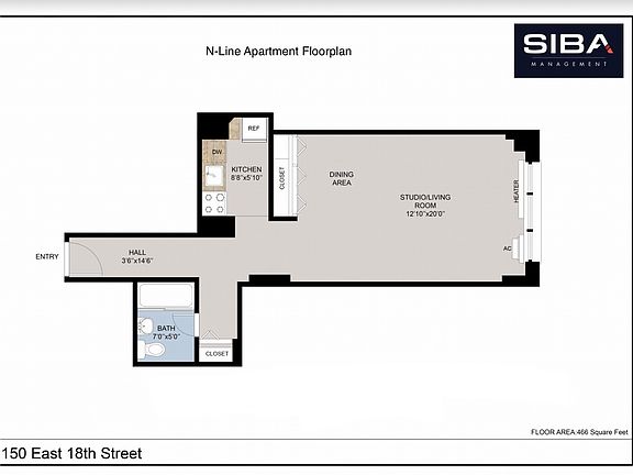 2nd image of 150 E 18th St APT 14N