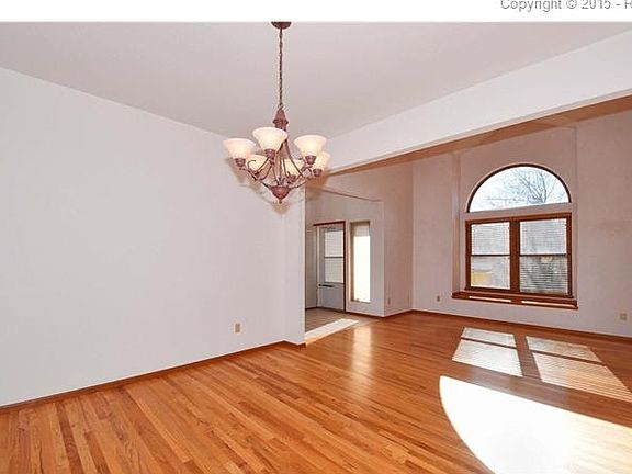 Dining room looking into living room