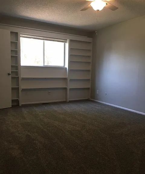 Master bedroom with large walk in closet