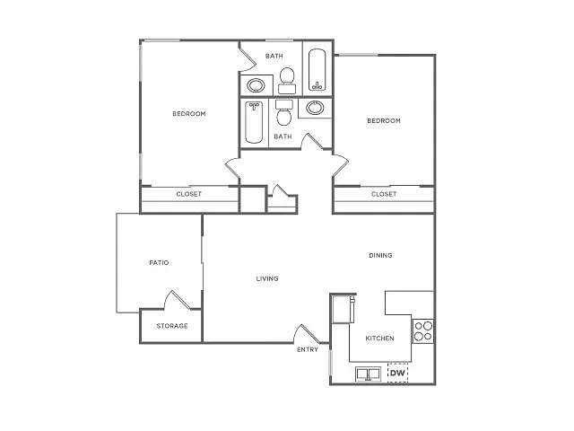 Floor plan B2R - Tailored