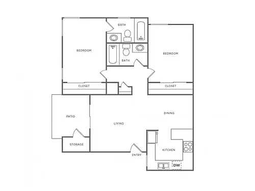 Floor plan B2R - Tailored
