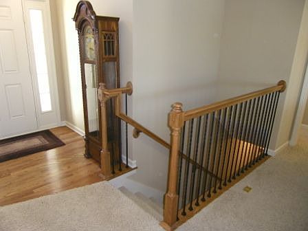 Open Staircase to Walk-Out Basement