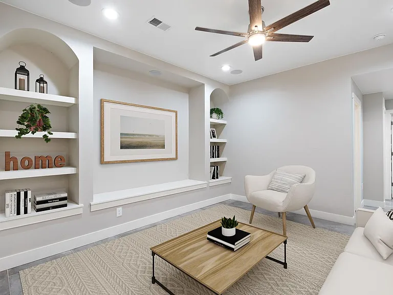 Furnished common areas! (Actual furniture will vary)