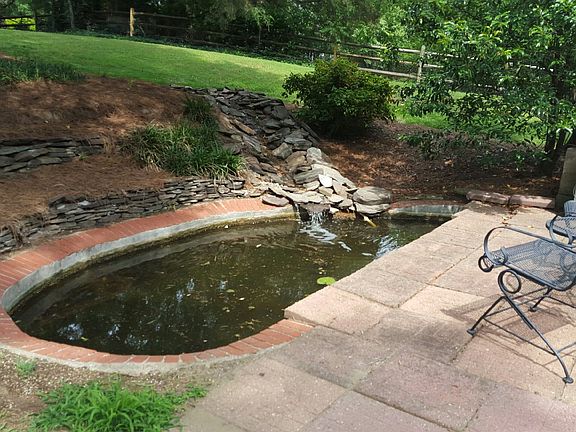 Goldfish Pond w. waterfall