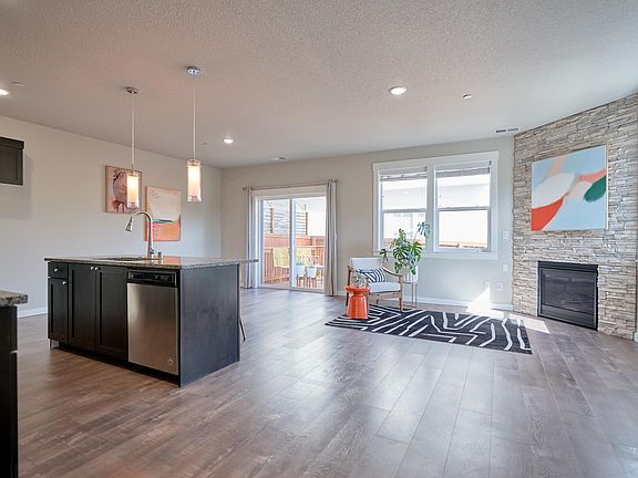 Living room and Kitchen
