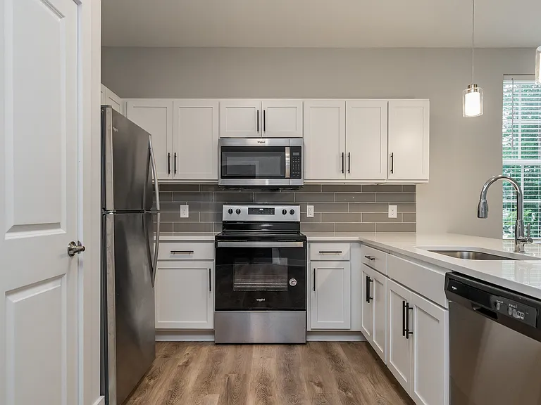 Sleek kitchen finishes