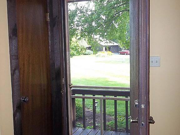 Front door, see for miles