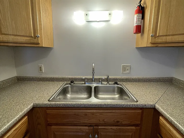 Kitchen sink and counters