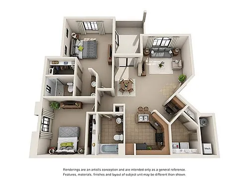 Floor plan B3
