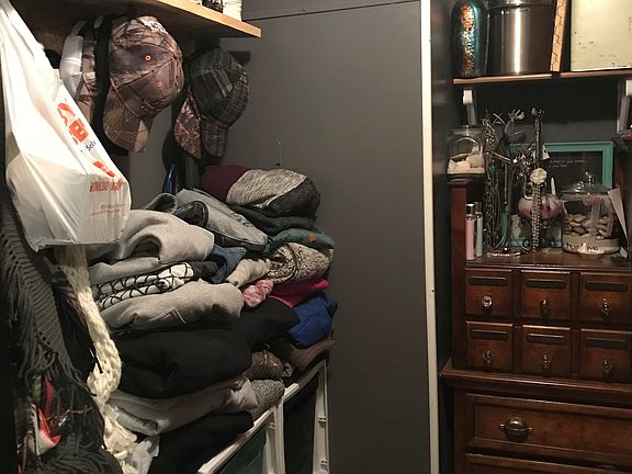 Master walk in closet