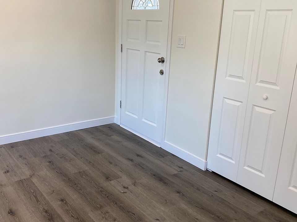 Front door and closet
