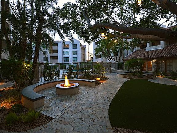 Two gas firepits.