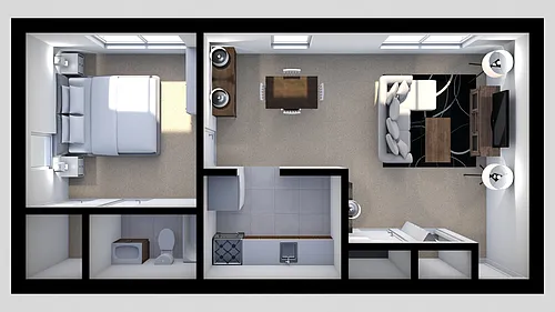 Floor plan One Bedroom Standard
