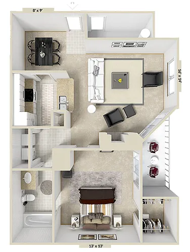 Floor plan Mimosa