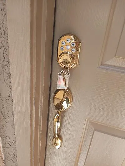 Front Door Lock with and without key