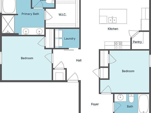 Functional 4/2 Split Bedroom Floorplan!