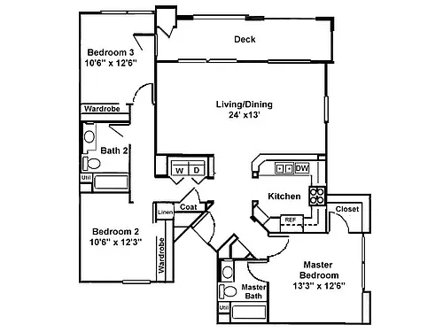 Floor plan Falcone