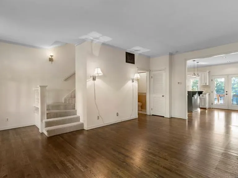 Living room on entry level shown without furniture