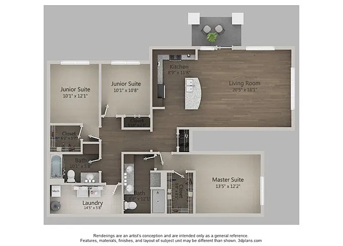 Floor plan K1