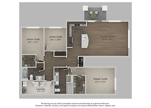 Floor plan K1