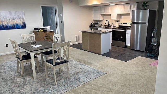 Dining room and Kitchen