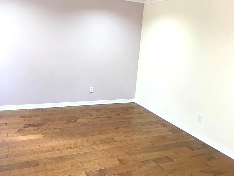 Bedroom #4 (2nd floor). All walls now have the neutral light (bare) yellow paint