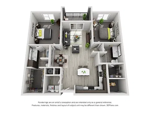 Floor plan D1b