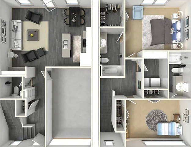 2B - 1373 sqft 2B - 1373 sqft