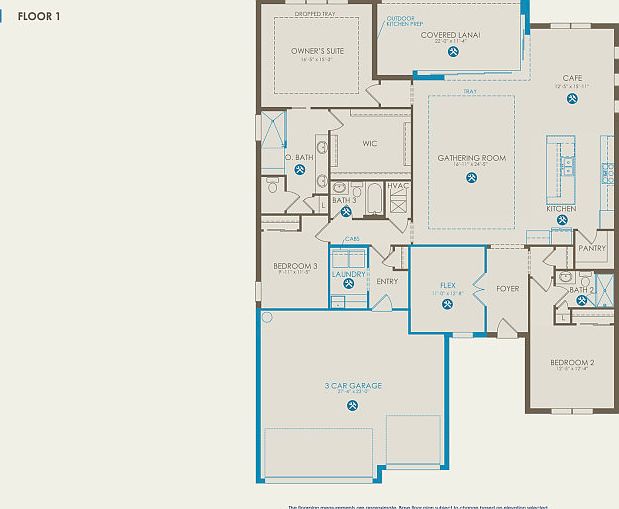 Stellar Floor Plan, Quick Move-In Home, Floor 1