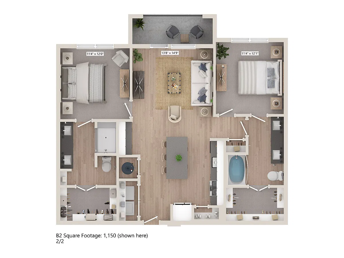 Floor plan B2