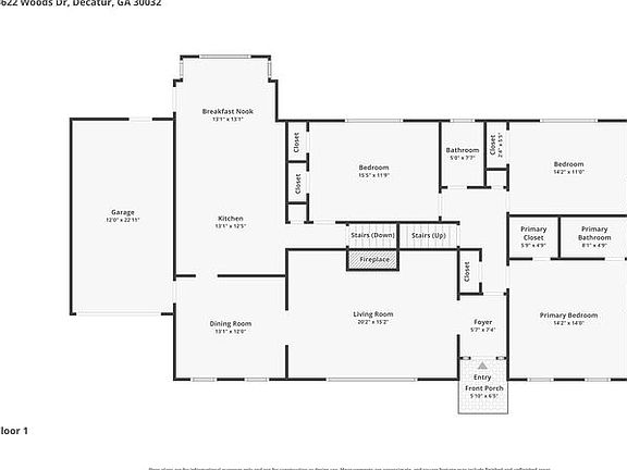 2nd image of 3622 Woods Dr