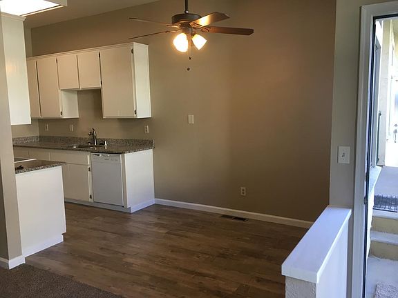 kitchen and dining area