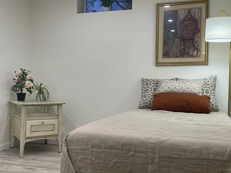 Just steps from pool access, this room offers the ideal balance of privacy and convenience in shared living.