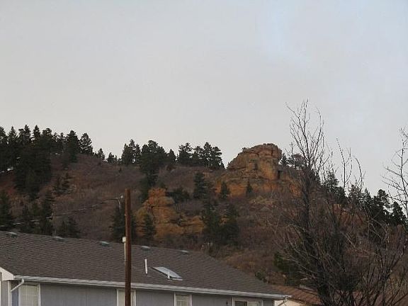 View of Rock Formations on National Forest