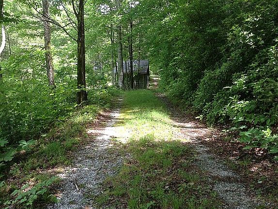 The lodge in the distance
