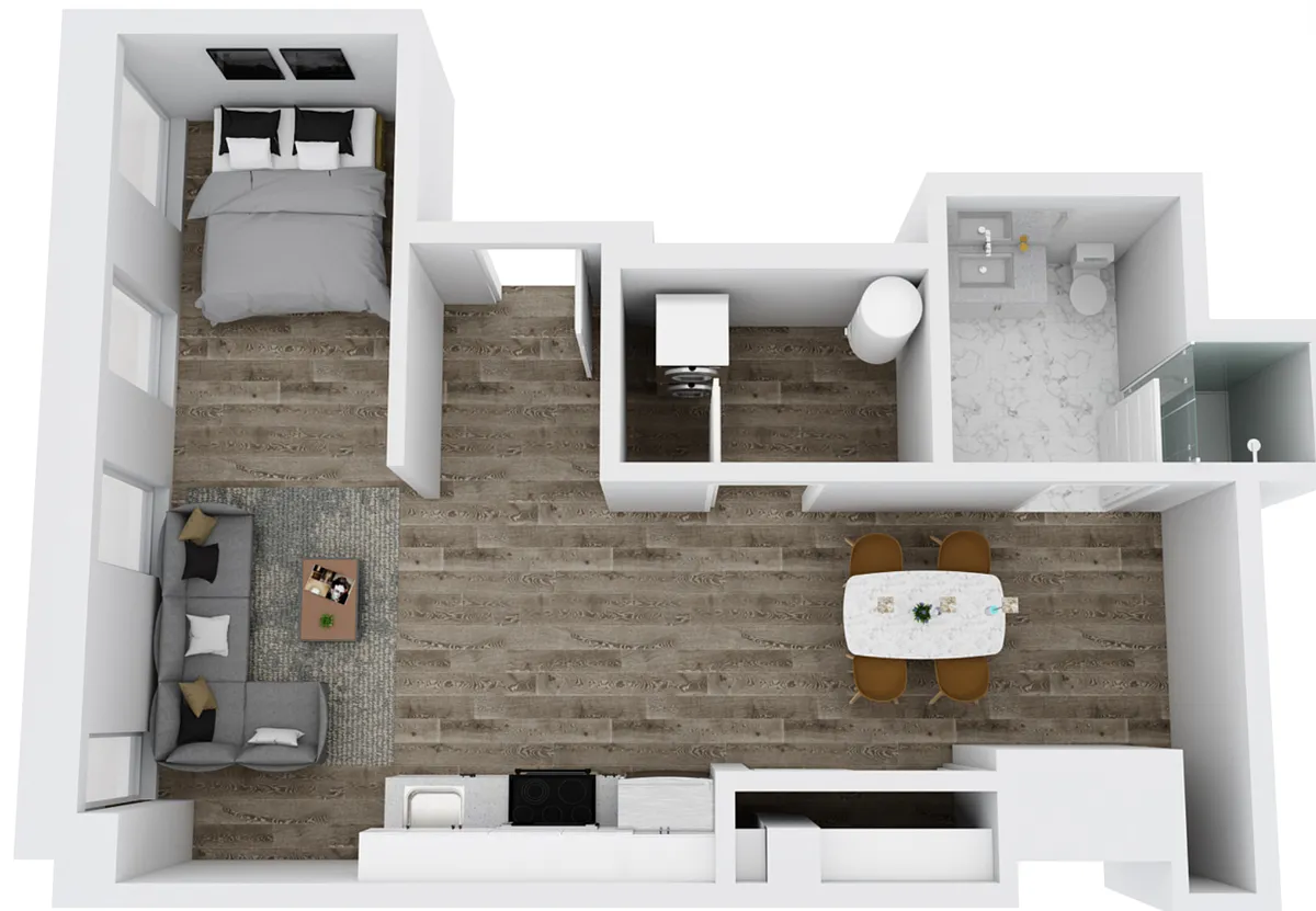 Floor plan Studio