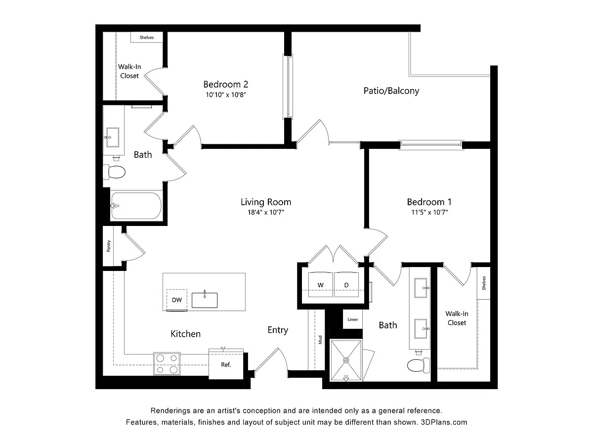 Floor plan B3