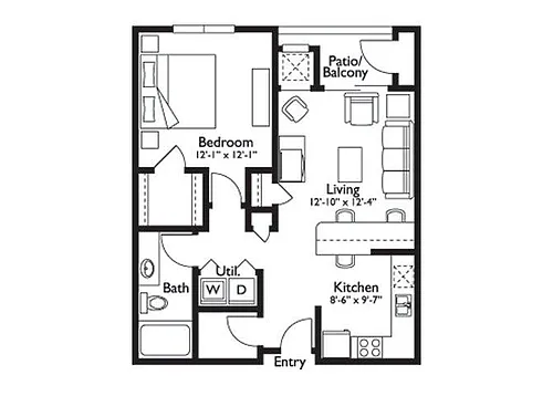 Floor plan The Slate