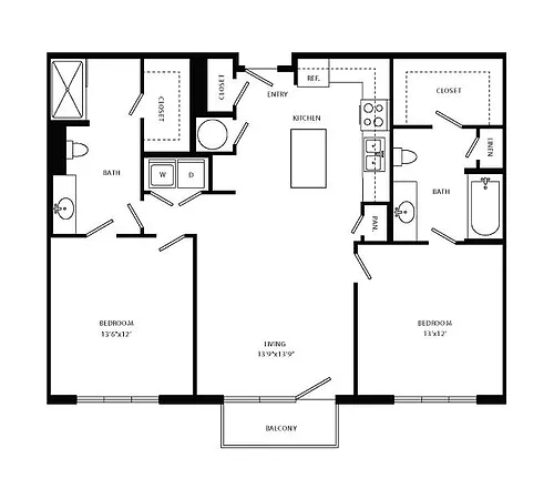 Floor plan B3