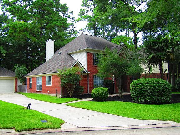 Detached garage and nice long drive way.