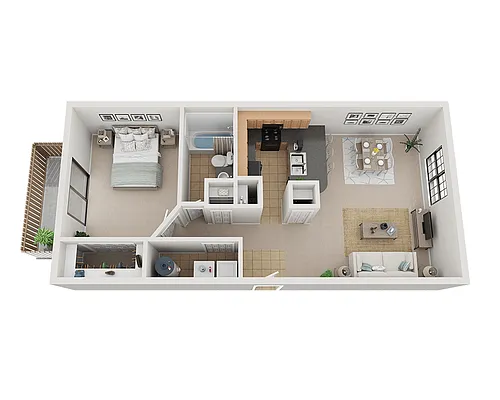 Floor plan Plan A1E