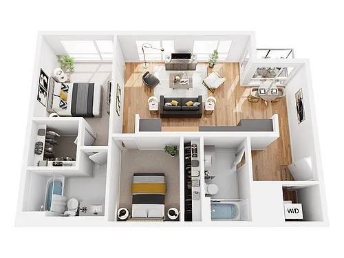 Floor plan D1