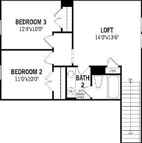 second floor Layout