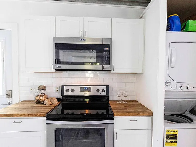 Kitchen with Laundry cabinet