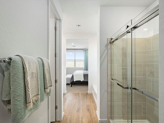 Primary Bathroom in Arlo Floorplan at Abel Ranch