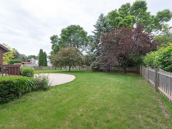 .2611 acres. Fenced yard!