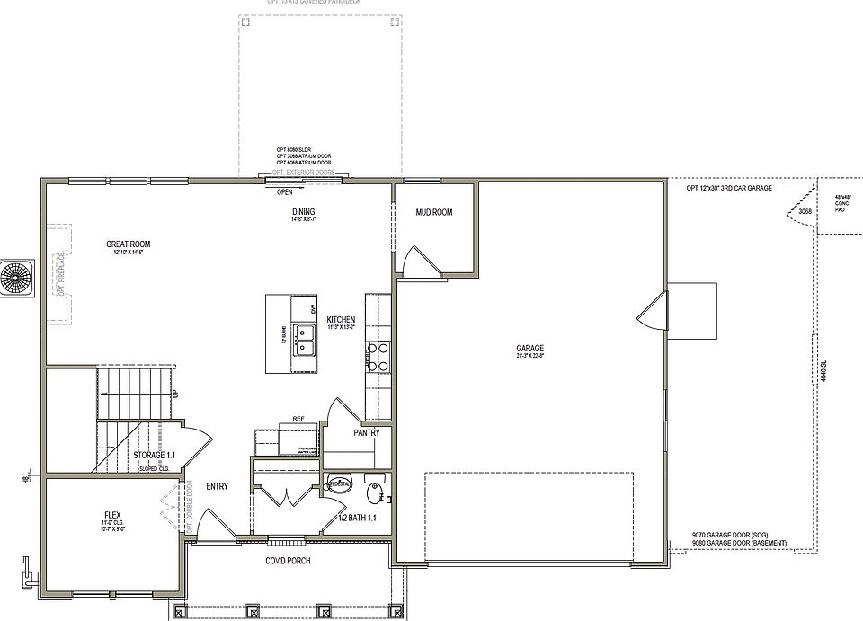 Main Level - Slab on Grade